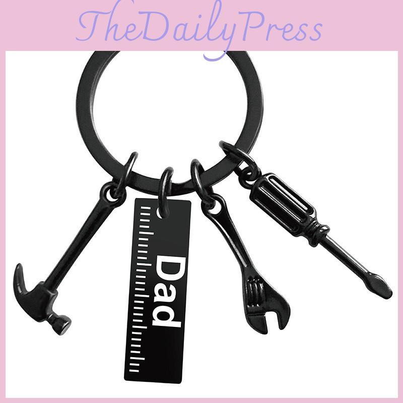 Durable Stainless Steel Keychain Tool Set For Dads With Creative Gift Idea For Fathers Day