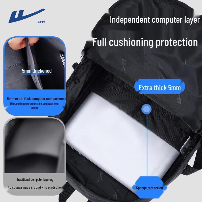 Warrior Men's Water-Repellent Laptop Backpack