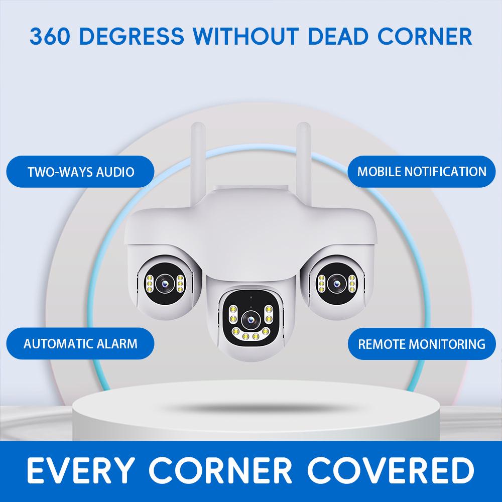 V380 Outdoor Wireless HD Smart Surveillance Camera with Three-Axis Rotation