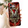 For Honor 600 Lite 5G 2026 Feather Crown Initial Letter Phone Case For Honor 600 600Lite Soft Silicone Covers Bumpers