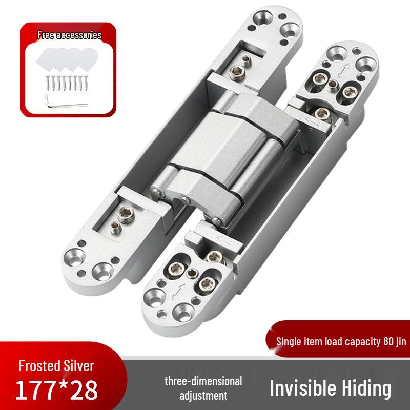 3D Adjustable Concealed Hinge for Hidden Doors
