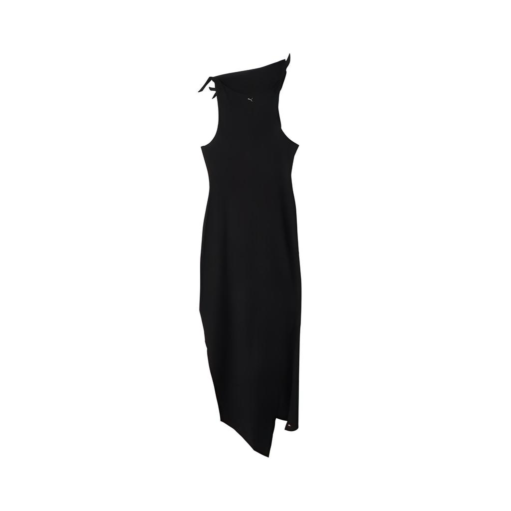 Puma X Coperni Collaboration Soft Skin-Friendly Breathable Comfortable Sleeveless Dress Women Dresses Black 628424-01