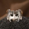 Retro Bat Ring Zinc Cold Style Fashionable Adjustable Men's Trendy Bracelet Ring