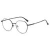 New metal myopia glasses frame men's big face big frame eye frame women can match the degree HC
