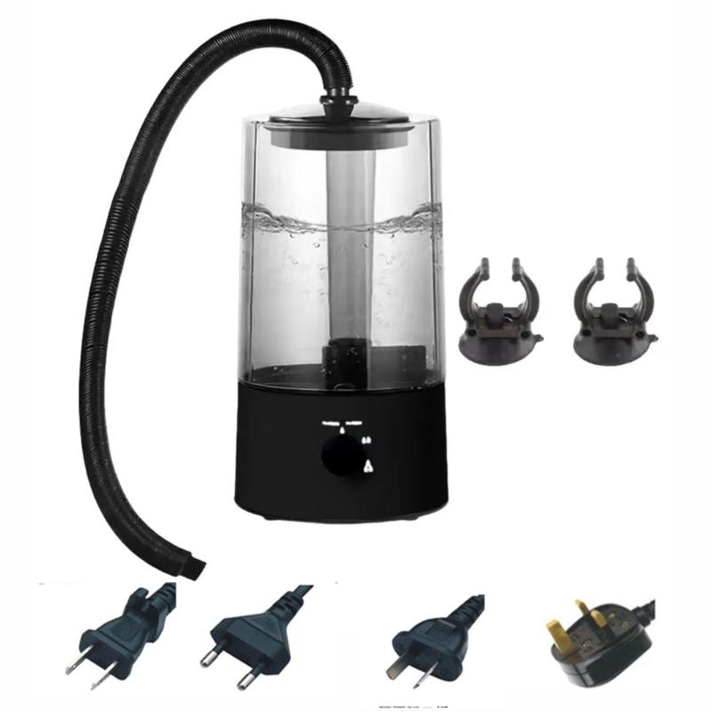 

4L Увлажнитель для рептилий Террариумный туманообразователь Автоматическое отключение Предотвращает сухой ход Прочный для черепах с удлинительным шлангом UK чёрный