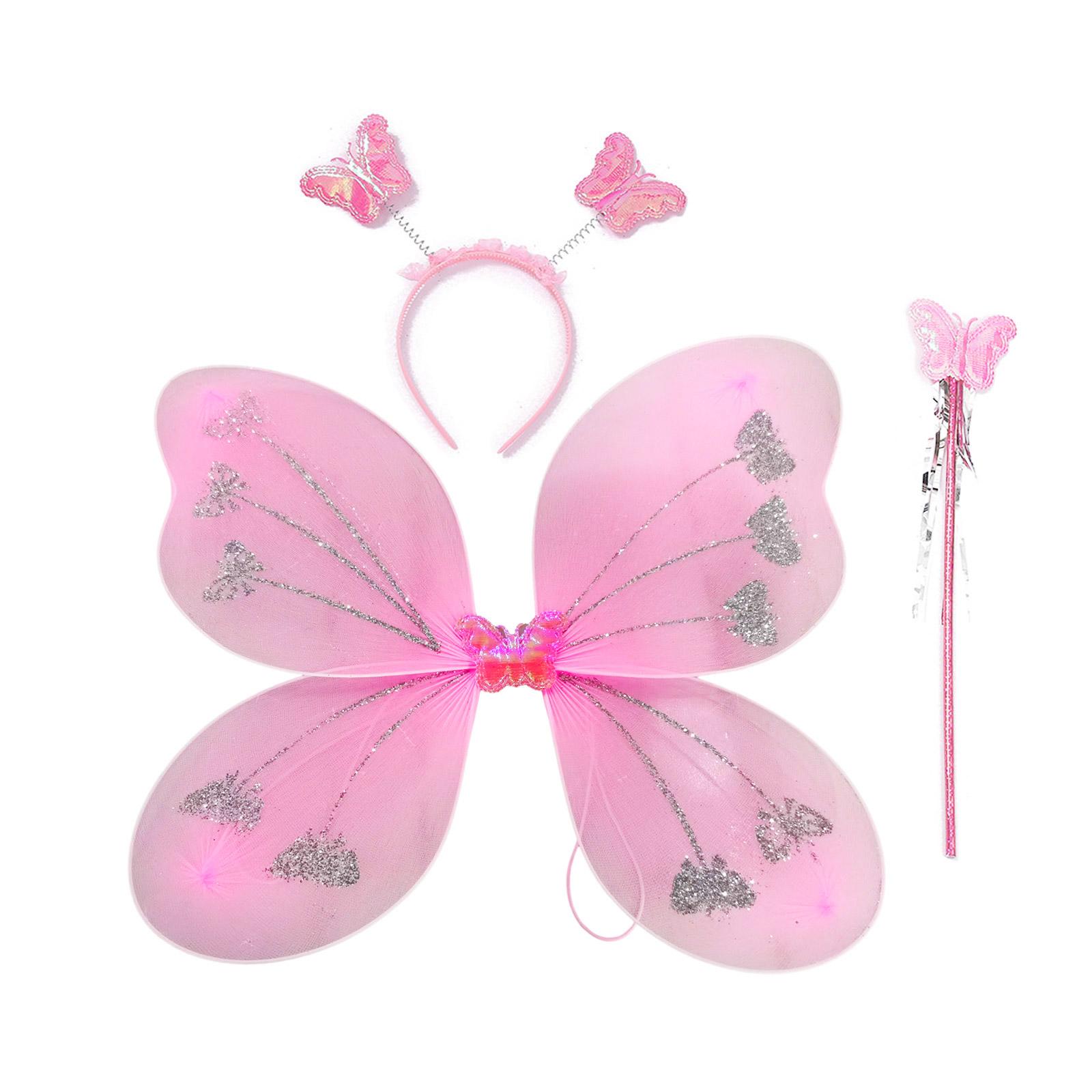 Fairy Elves Angel Wing Womens Girls Halloween Party Cosplays Costume, Butterfly Wing Stage Performance Photography Wings 3