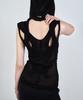 Nash Out In Knitted Sleeveless Black