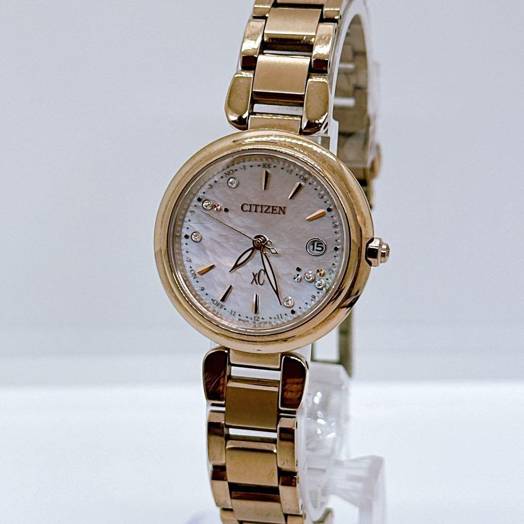 CITIZEN Citizen cross sea mizu collection limited model ladies watch radio solar H060-T026605 operation confirmed