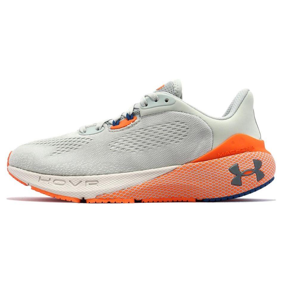 Under Armour HOVR Machina 3 Cushioning Durable Breathable Low-Top Running Shoes Men sneaker Green Orange 3024899-304