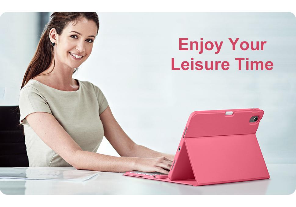 Compatible Keyboard Case with Bluetooth RGB Backlight for Xiaomi Tablet 7/8 Pro, Redmi Pad 2/Pro 12.1, with Pen Slot.