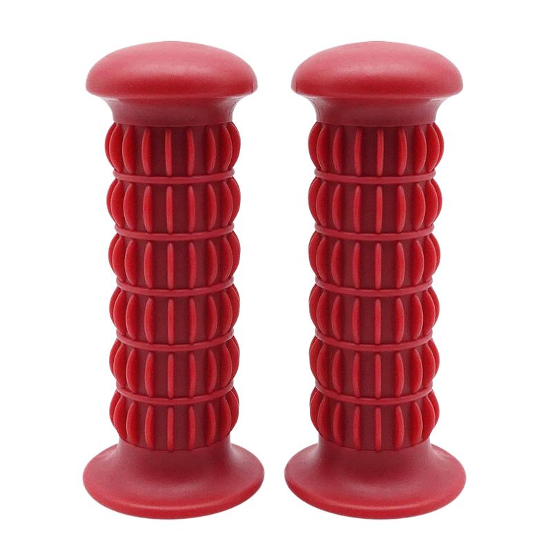 2pcs Retro Motorcycle Handle Grips 22mm Universal Rubber Handlebar Cover Kits for Harley Honda Yamaha ATV Off-road Dirt Pit Bike