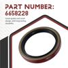 New Axle Oil Seal 6658228 For Bobcat Skid Steer Models 653, 742, 743, 751, 753, 763, 773, 873 4PCS