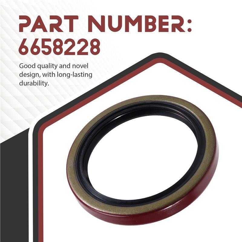 New Axle Oil Seal 6658228 For Bobcat Skid Steer Models 653, 742, 743, 751, 753, 763, 773, 873 4PCS