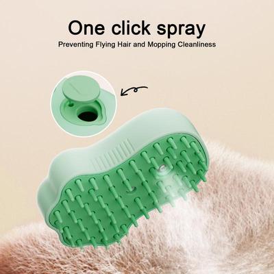 Dampfbürste für Haustiere Hund Haarausfall Dampf-Massagekamm Katze Reinigungsbürste Ergonomisch Hautfreundlich Haustier Haarausfallkamm für Tierärzte