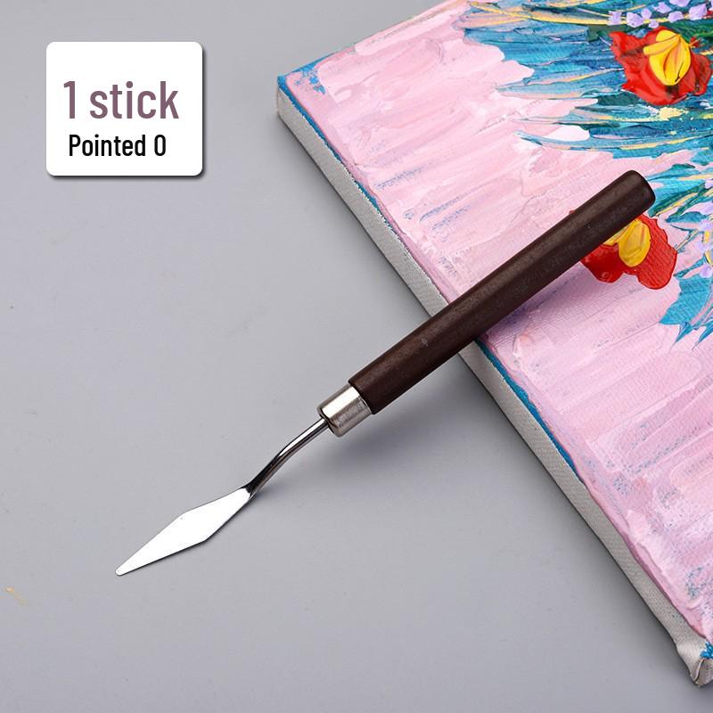 Stainless Steel Art Scraper Knife for Oil Painting and Gouache Pigment