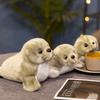 Fluffy Seal Adorable Plush Toy Cute Stuffed Animal For Kids Perfect Comfort Gift