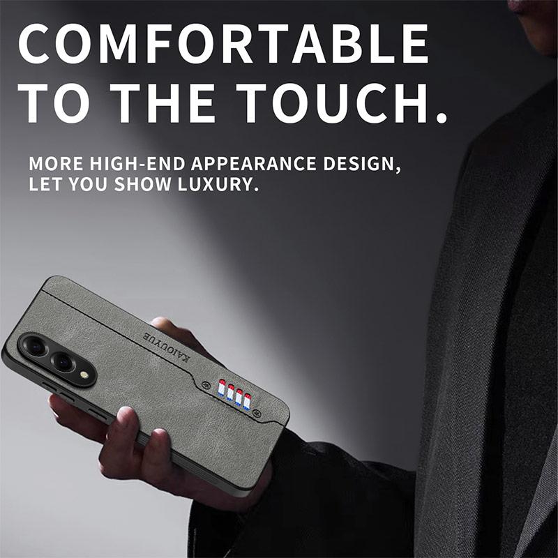 For Samsung Galaxy S25 Edge 5G Skin Feel Leather Phone Case Soft Back Cover Funda For Samsung Galaxy S25 Edge Protector