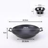 GOWKE Thickened Non-Stick Alcohol Dry Pot with Adjustable Flame