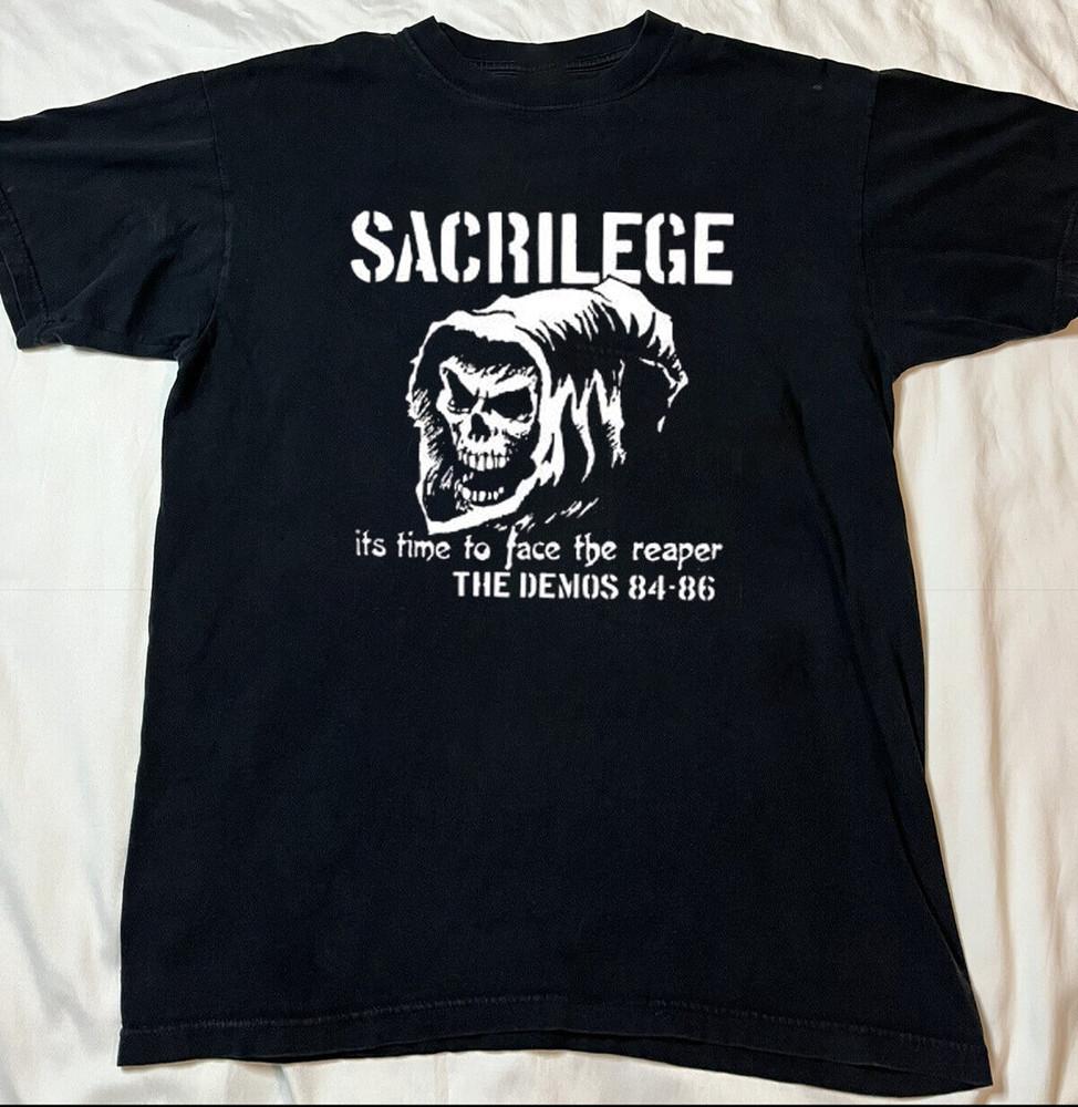 NEW! Sacrilege Band Black Cotton Shirt All size S-5XL Unisex TA565 Unisex T-Shirt S