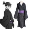 Noragami Yato Anime Cosplay Costume Full Set Black Kimono Yukata Dress Party