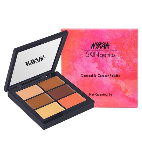 Nykaa Conceal and Correct Matte Palette Cream for Acne Prone Skin Medium 02