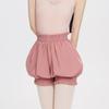 Women's High Waist Flower Bud Short Pants Dance Shorts Adult Ballet Shorts Safety Pant