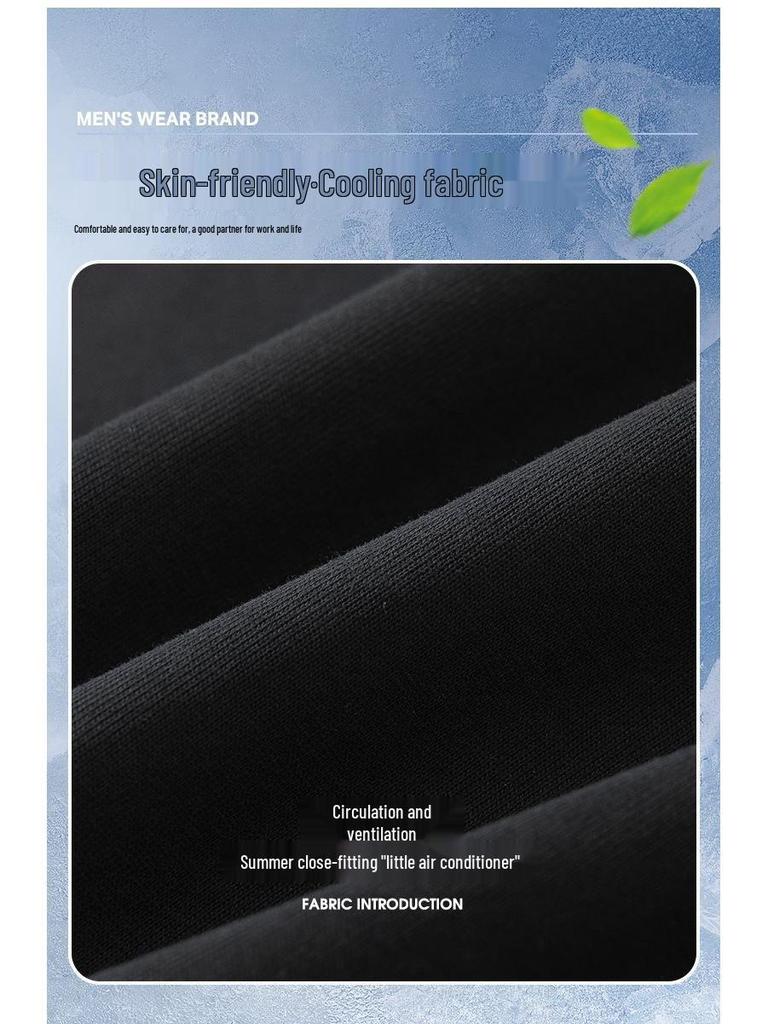 Men's Loose Fit Quick-Dry Color Block Cool-Touch Sports Tee