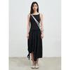 Anggae Balloon Jersey Dress Black