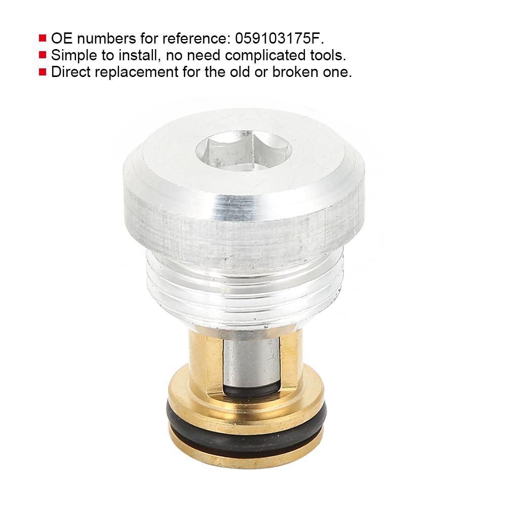 Oil Relief Pressure Valve 059103175F Replacement Fits for A4 A5 A6