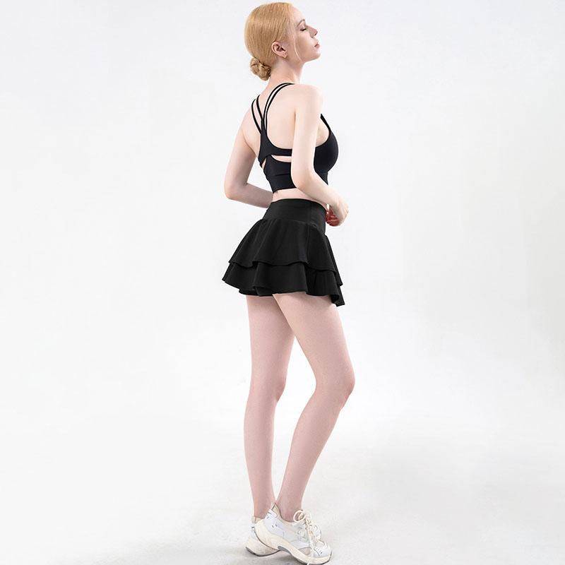 Tennis Skirts Women Sports Golf Pleated Skirt Fitness Shorts Athletic Quick Dry Running Short Sport Skort