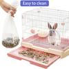 M-Modern-50Piece Disposable Cage Liner Clear Plastic Bunny Cage Liner For Bunny Guinea
