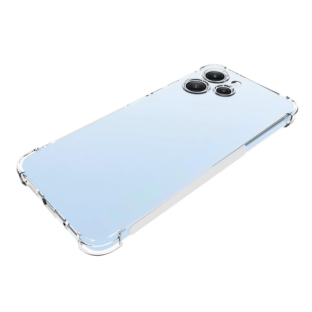 For Xiaomi Redmi 12 4G/12 5G (Global)/Poco M6 Pro 5G Anti-Slip TPU Back Case Transparent Drop Resistant Phone Cover