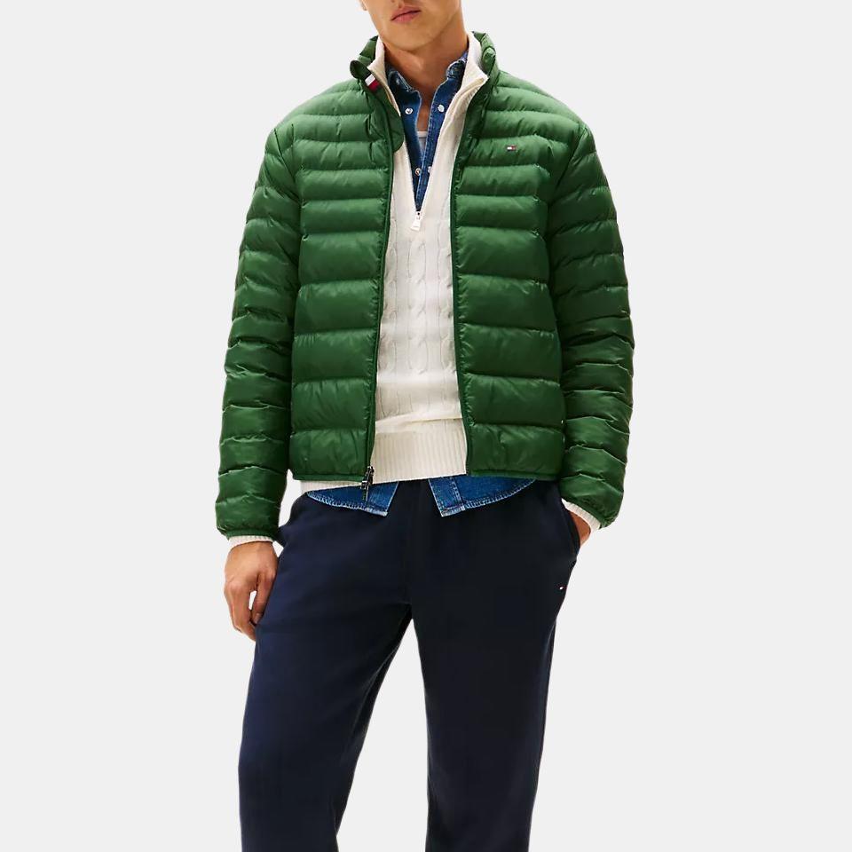 Tommy Hilfiger Comfortable Versatile Fashionable Lightweight Zipper Warm Long Sleeve Down Jacket Men outerwear XM05670-LZP