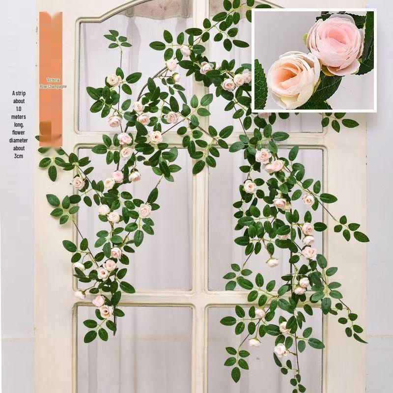 Simulierte Rosenblumenranke zur Wanddekoration & Landschaftsgestaltung