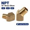 מחבר מתאם צינור NPT נקבה לזכר מרפק 45 מעלות התאמת מרפק צינור התאמת צינור פליז