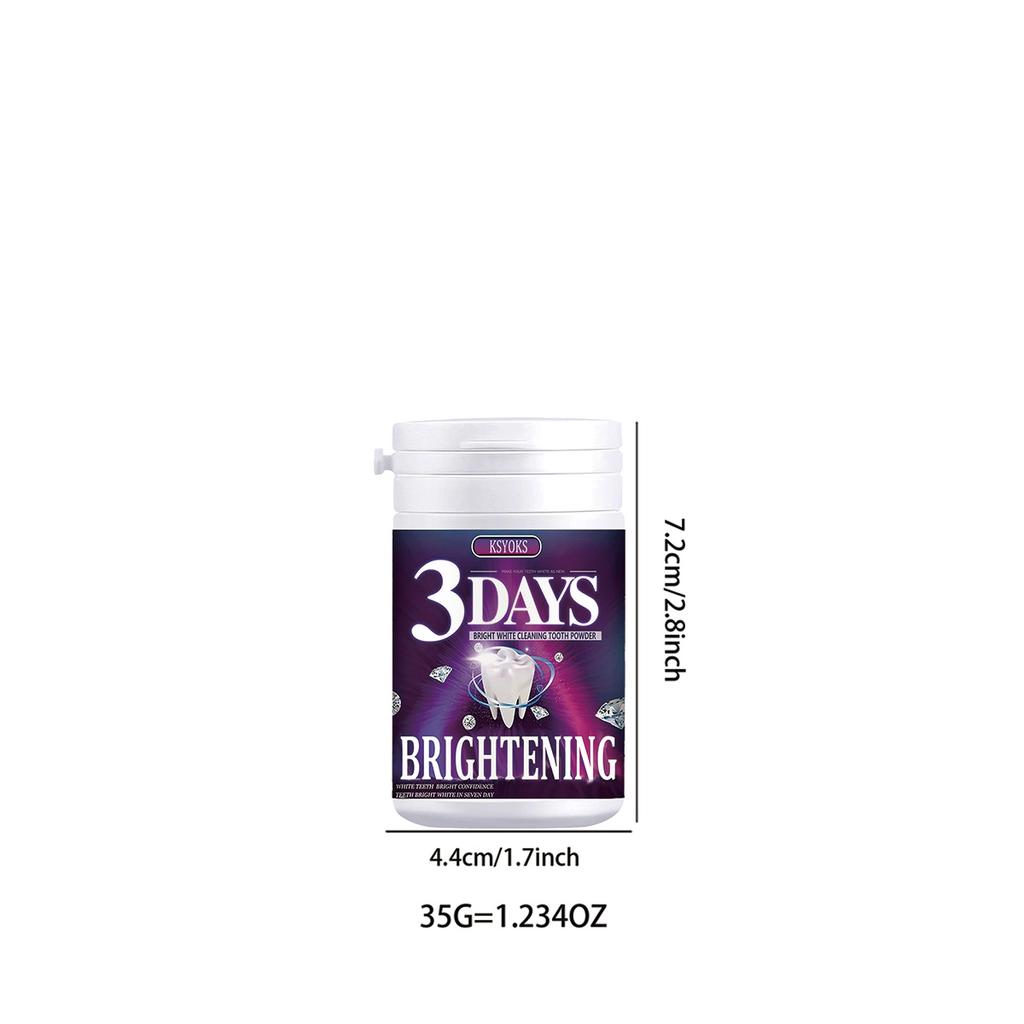 Protecting the health status of teeth: Long term use of dental powder can improve the appearance of teeth and reduce pigmentation