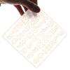Alphabet Number Mold Crystal Epoxy Silicone Mold Keychain Multipurpose Mould