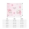 My Melody Kawaii Flannel Throw Blanket Blanket for Bed Bedroom Ultra-Soft Bedding Throws