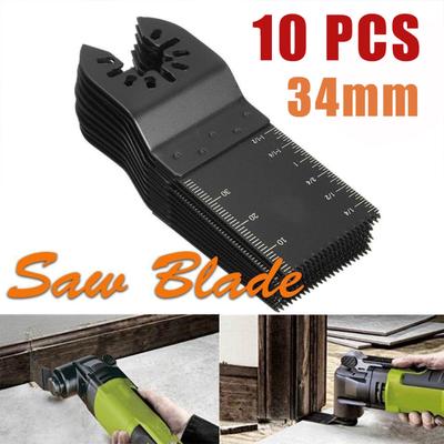 Jeu de lames de scie multi-outils oscillantes à échelle droite 10 pièces pour Fein Multimaster
