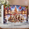 Capybara Advent Christmas 24 Days 3D Acrylic Decor Christmas Tree Capybara Ornament 2025 Countdown Calendar for Home Car Wall