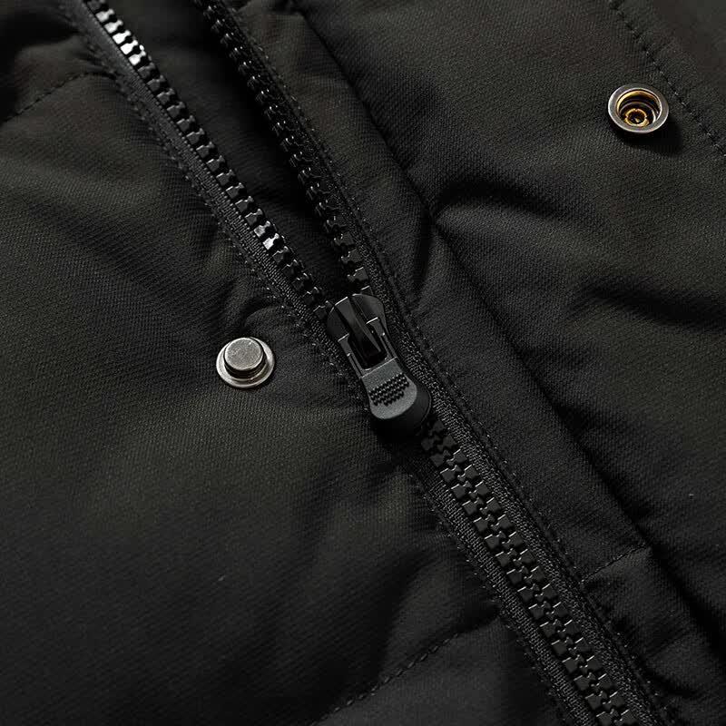 XueZhongFei Men's Detachable Hood Goose Down Jacket