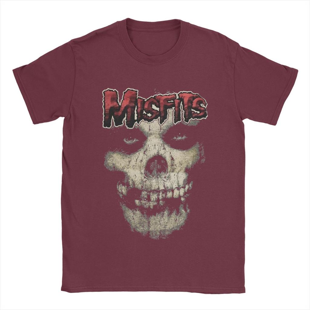 Misfits T-Shirts for Men Humor 100% Cotton Tee Shirt Round Neck Short Sleeve T Shirts Gift Clothes