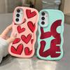 Love Heart Case for Samsung Galaxy A13 A52 A12 A16 A15 A11 A21s A14 Soft Phone Cover A53 A33 A22 A03 A04 A05 A23 A06