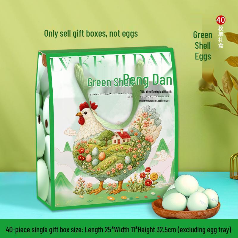 Eco-Friendly Custom Egg Gift Box - Holds 30/60 Eggs