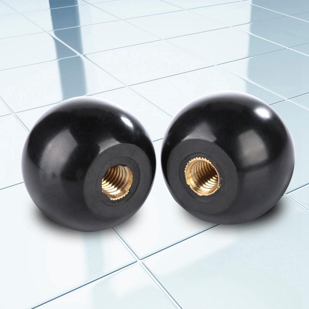 5 st BM6*25 Rund Bakelitkula Växelspaksknopp Maskinverktygsersättning Kopparinsats