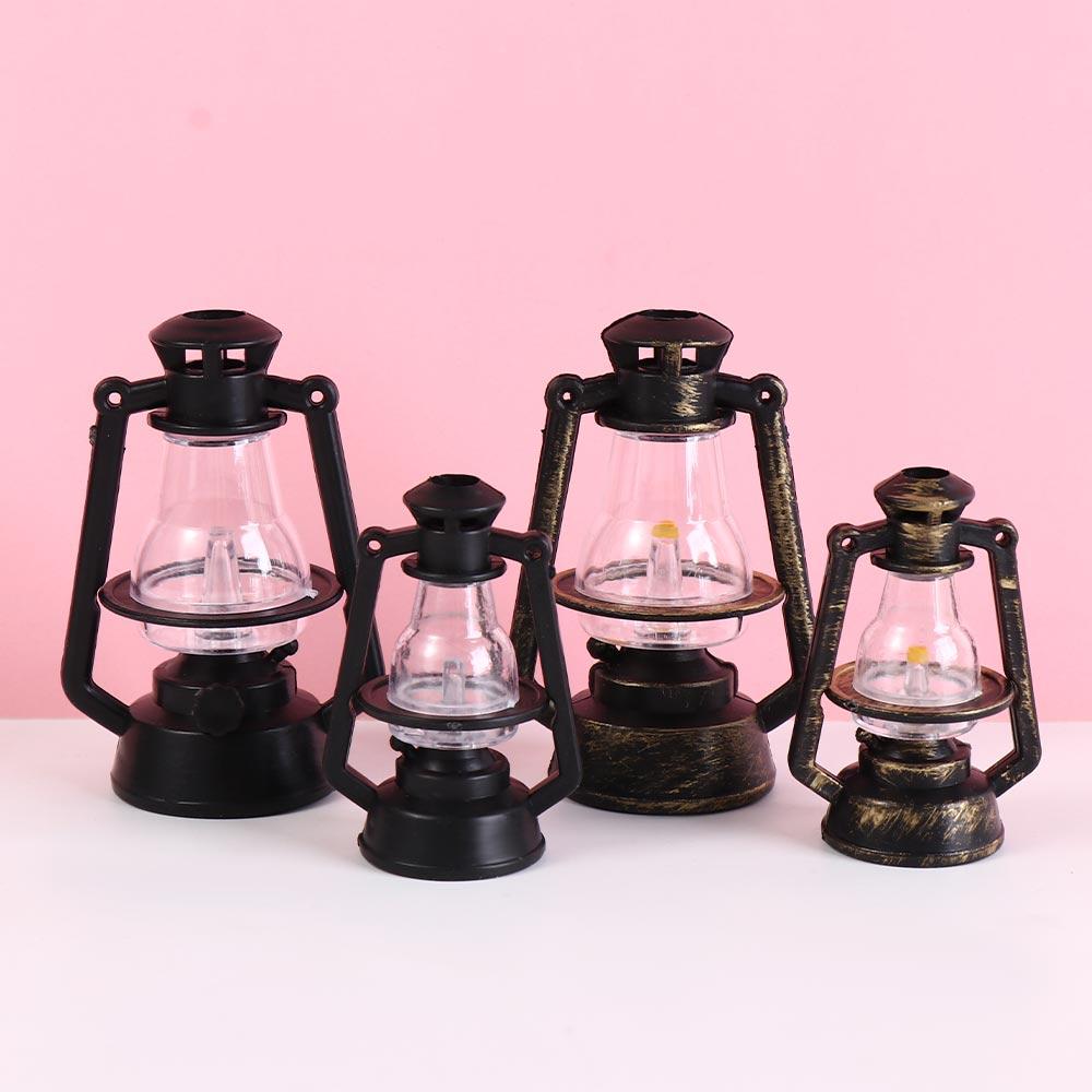 

Орнамент Мини Керосиновый Фонарь Кукольный Домик Кукольный Домик Ретро Масляная Лампа Украшения Дома 55mm чёрный