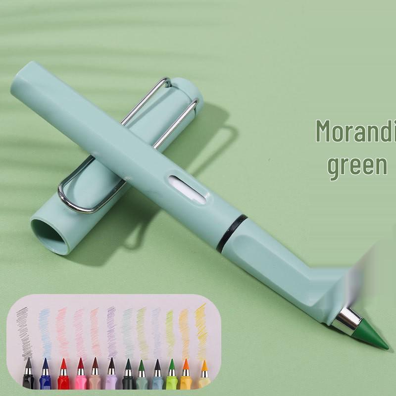 12-Color Endless Pencil: Black Technology Eternal Colored Pencils