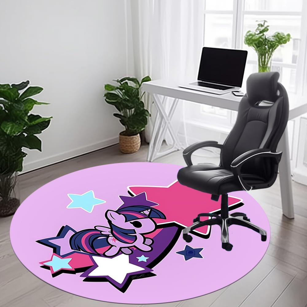 My Little Pony Office Round Area Rug, Under Office Chairs Bedroom Living Room Home Decor a1022191