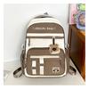 Schoolbag Mori ins Simple contrasting colors Large capacity High value Versatile schoolbag Junior high school students College students Backpack