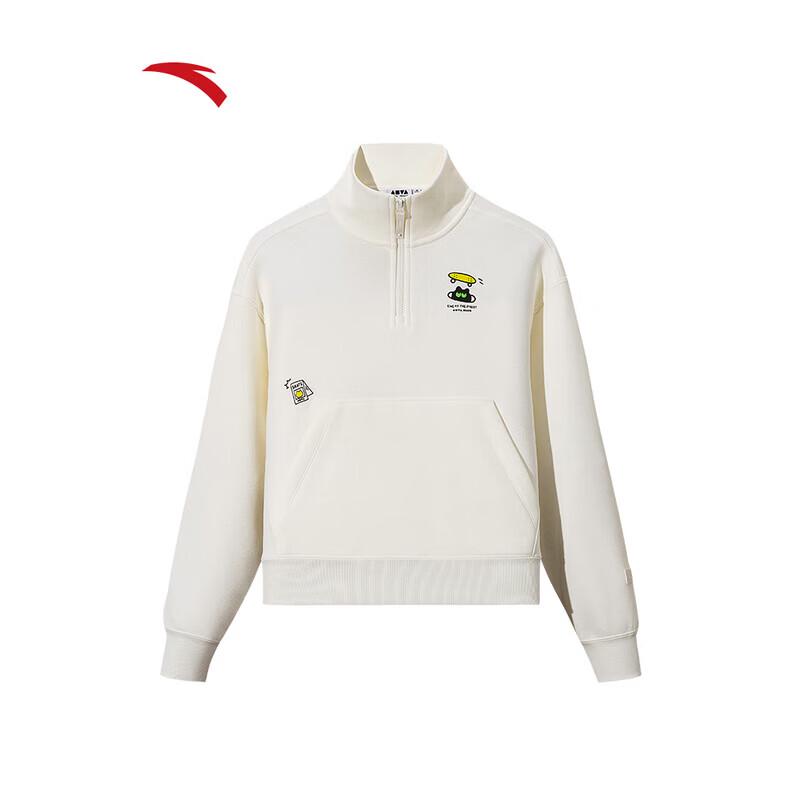 ANTA Women s Easy-Care Half-High Collar Fleece Sweatshirt M